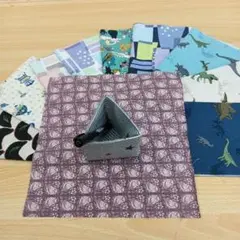 ★B126★ カットクロス/プリント生地/国産/25cm×25cm/10点