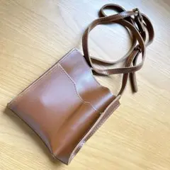 ❣️訳あり商品❣️バッグ 肩掛け ショルダーバッグ レザー ブラウン 小さめ