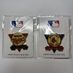 MLB ミネソタ・ツインズ & ボストン・レッドソックス ピンバッジセット