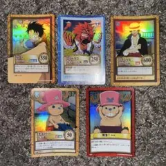 ワンピース　カードダス　ハイパーバトル　レア5枚セット