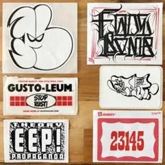③ グラフィティー ステッカー 6枚セット graffiti グラフィティ