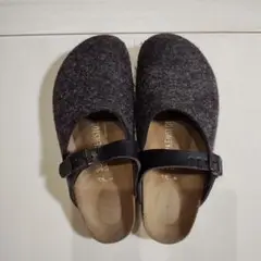 Birkenstock ダークブラウン クロッグサンダル