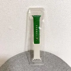 ✿アップルウォッチ バンド 交換バンド グリーン グレー 38 40 41mm