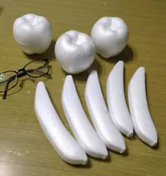 発泡スチロール　バナナ　リンゴ