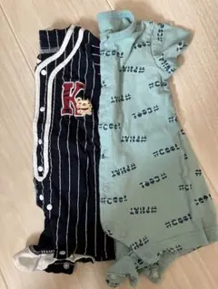 ストライプ柄ロンパース 60-70cm 男の子　まとめ売り