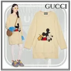 新品 未使用 GUCCI×Disney ミッキー コットン ドレス ワンピース