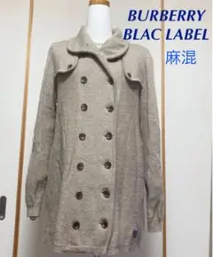 【美品】BURBERRY BLACK LABEL ニットコート /アウター