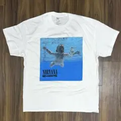 お値引不可 新品XLニルヴァーナNIRVANA Nevermind Tシャツ 白