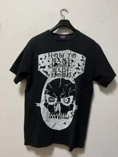 ローター　爆弾＆ロゴプリント　半袖Tシャツ　/L相当　ブラック　黒　Rotar