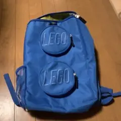 LEGOブロック型　リュック　バッグ　青　ブルー