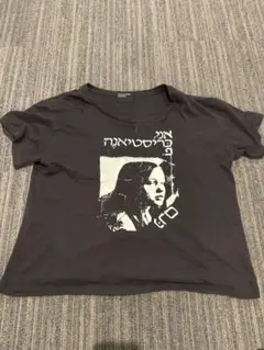 グラフィックプリント 黒 Tシャツ