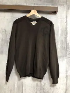 【美品】ドルチェu0026ガッバーナ ロゴVネックニット