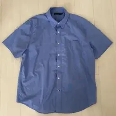 ブルー 半袖シャツ NAUTICA 古着 XL