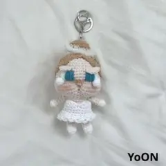 あみぐるみ crybaby クライベイビー キーリング キーホルダー 韓国