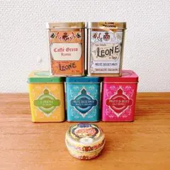 LEONE レオネ キャンディ 空缶 カフェグレコ アンティーク 小物入れ