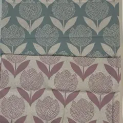綿麻キャンバス　チューリップ　108×50cm 2カラー　計1m