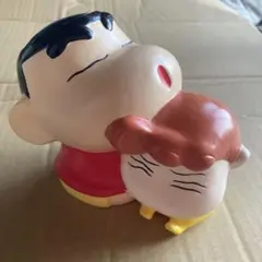 クレヨンしんちゃん ひまわりとしんちゃんのレトロな貯金箱