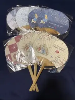 ピーターラビット うちわ 7本セット