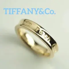 TIFFANYu0026Co. ティファニー ナローリング 750YG K18 8号