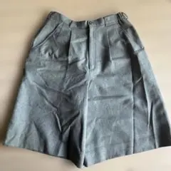 バーバリー M レディース ゴルフ パンツ キュロット グレー 昭和レトロ