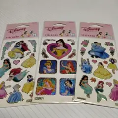 Disney プリンセス シール 3パックセット