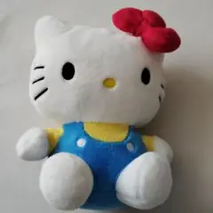 ハローキティ ぬいぐるみ オーバーオール　富国生命