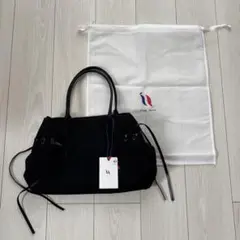 qbag paris sucre シュクレ　トートバッグ　大容量　A4 ブラック