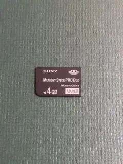 メモリースティックデュオ　SONY 4GB