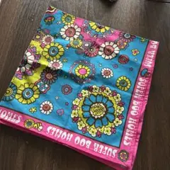 SUPER BOO HOMES 花柄ハンカチ 約50cm