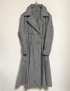 BLUGIRL BLUMARINE トレンチコート ギンガムチェック ロング