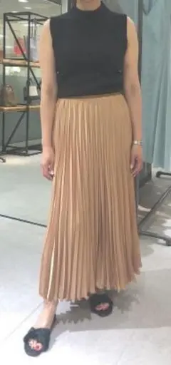 【美品】セオリー プリーツロングスカート HURRICANE PLEATS