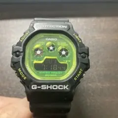 CASIO G-SHOCK ブラック/グリーン 20BAR