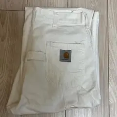 USA製 carhartt ペインターパンツ　白　アイボリー
