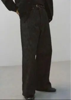 LIDNM XX SLUB BAGGY DENIM L