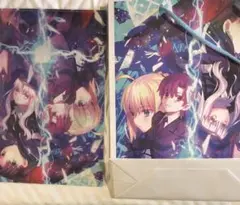 c106 コミケ　Fate クリアファイル　購入特典ショッパーセット