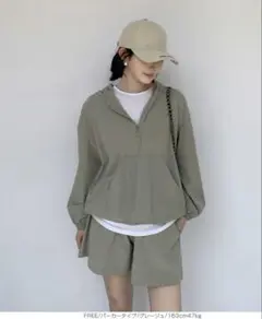 UV加工 水陸両用 アノラック ラッシュガード セットアップ