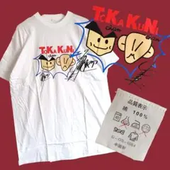 新品/90s/トカクニベルト/Tシャツ/白/渡嘉敷勝男/山田邦子/キャラクター
