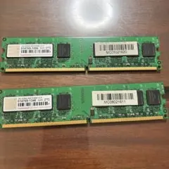 Transcend 2GB DDR2 800 DIMM メモリー