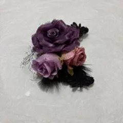 薔薇　ヘアクリップ