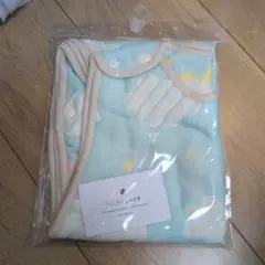 ベビースリーパー 水色 Mサイズ 雲と星柄