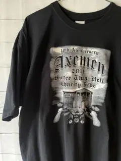 ⭕️【ＵＳＡ古着】Axemen Ｔシャツ ブラック　ＸＬサイズ