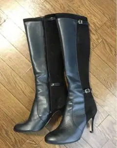Abahouse Piche 美脚 ロングブーツ レザーu0026スウェード