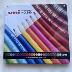 uni NO.880 色鉛筆 24色