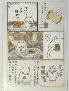 ナガノフレンズ　原画クリアファイルA4 温泉 #243
