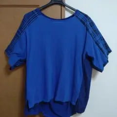 zucca チェック ドッキングジャージィープルオーバー M