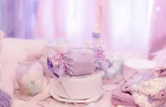 しなこちゃん　キャンディポーチBOOK Cotton Candy Purple