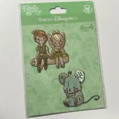 ディズニーシー　ファンタジースプリングス　ピーターパン　ワッペン　アップリケ