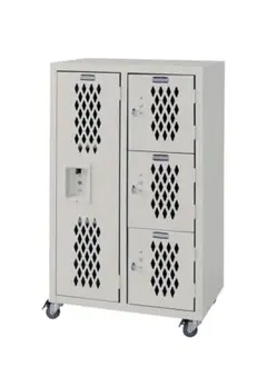 未使用品 東谷 AZUMAYA ロックスチールチェストL アイボリー