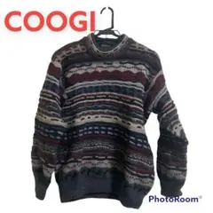 COOGI クージー 3Dニット モックネックニット