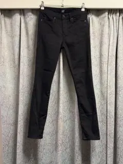 GAP 25サイズ デニム ジーパン ジーンズ ストレッチ 伸縮性 スキニー 黒